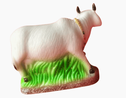 Indian Cow and Calf Statue For Home Decor | Cow and Calf Office Decor view 2