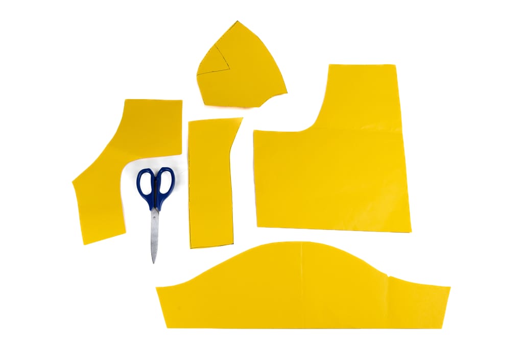 Blouse Paper Cutting Set 2 Set Each view 2