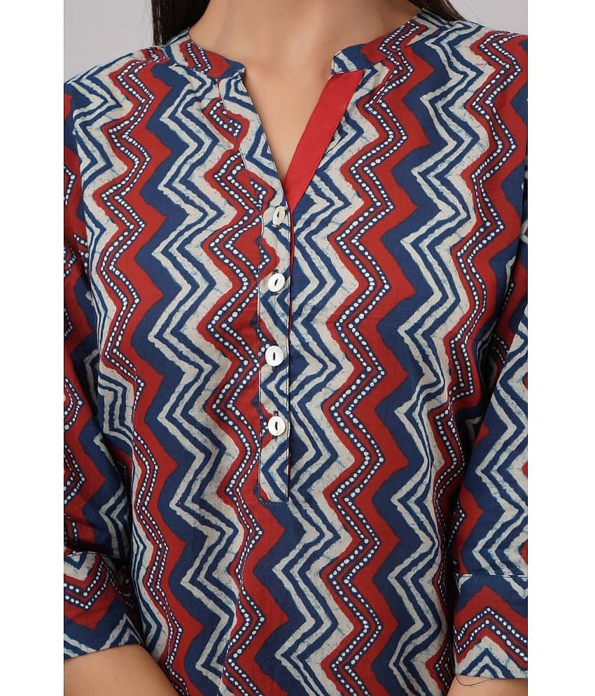 NeshamaKurti Women's Rayon Tunic ( Beige ) view 2