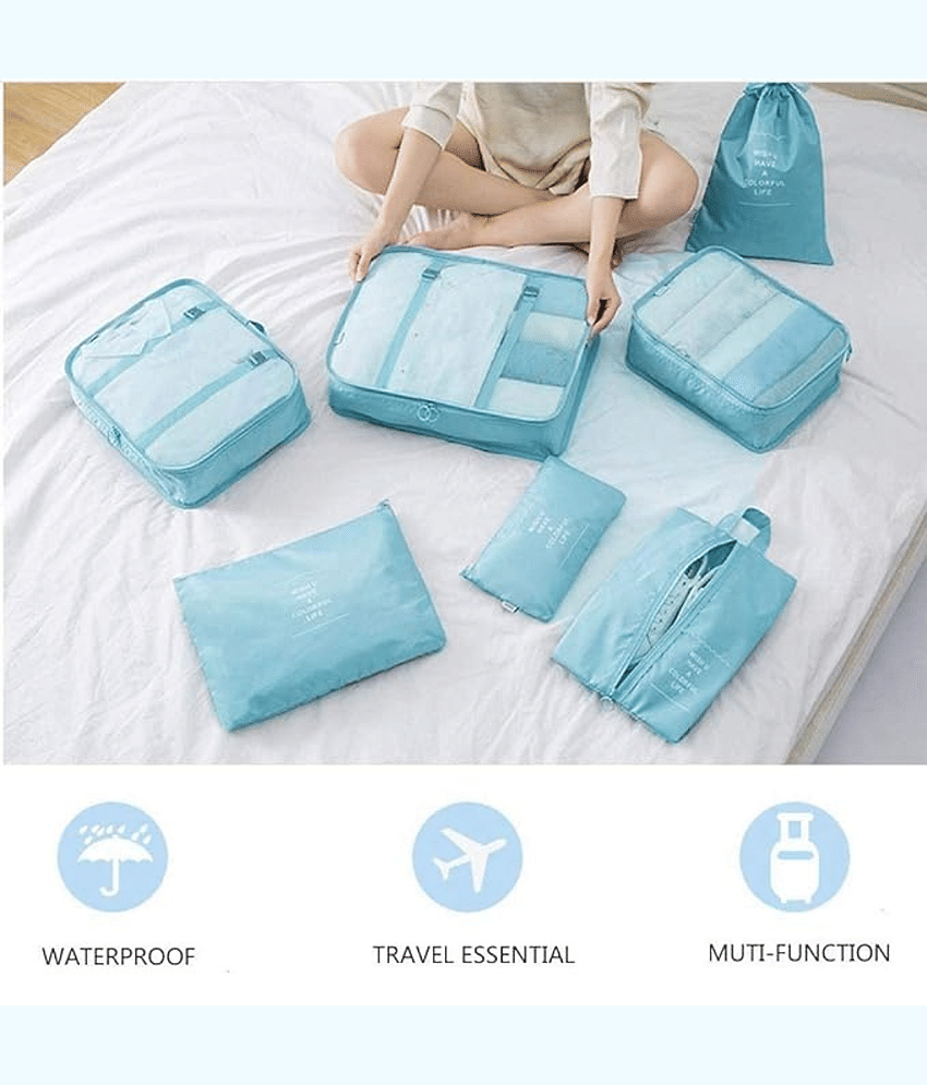 ItsApna Blue luggage Organizer view 2