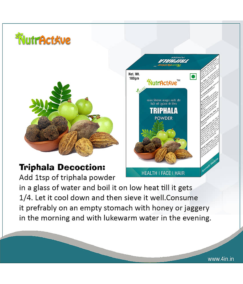 Nutractive Triphala Powder 100 Gm Pack of 2 view 2