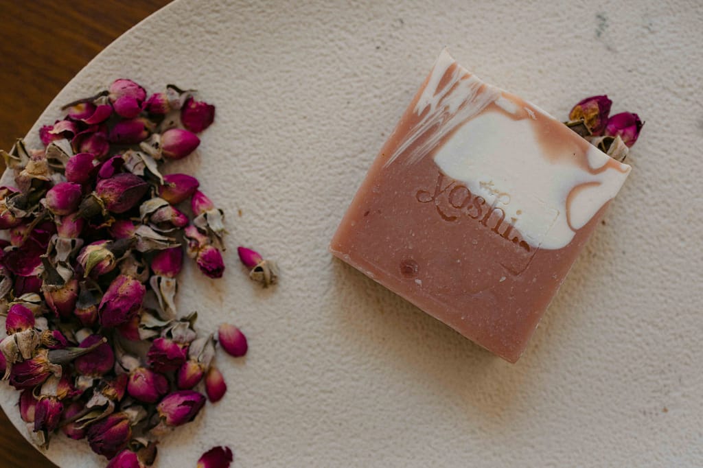 Indian Rose Luxury Cold Process Soap view 2