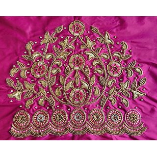 OMSAIFAB Cotton Silk Self Design Blouse Material view 2