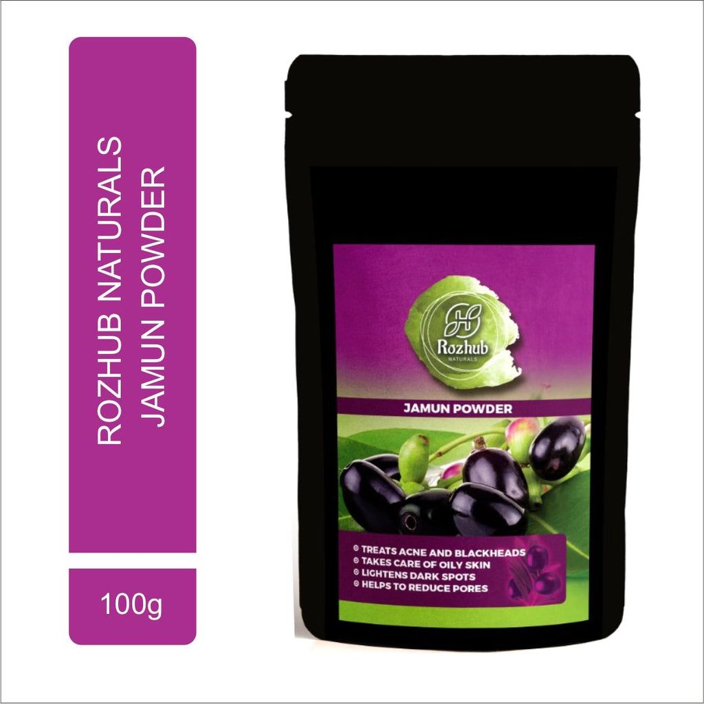 Rozhub Naturals Herbal Jamun Seed Powder For Face Mask- 100g view 2