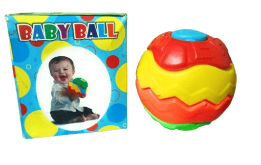 Vibrant Multi-Color Baby Activity Ball - Sensory Development Toy for Infants
