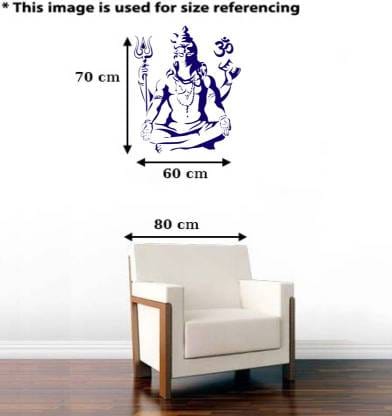 meditating shiva blue view 2