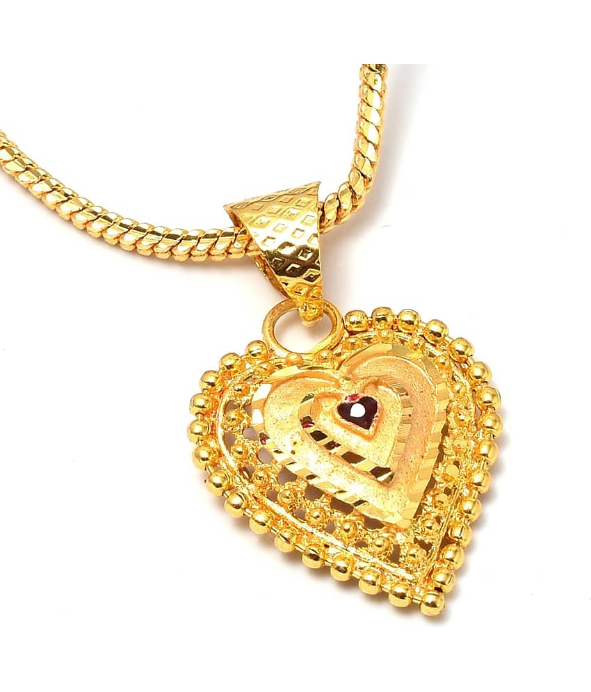Jewarhaat - Golden Pendant ( Pack of 1 ) view 2