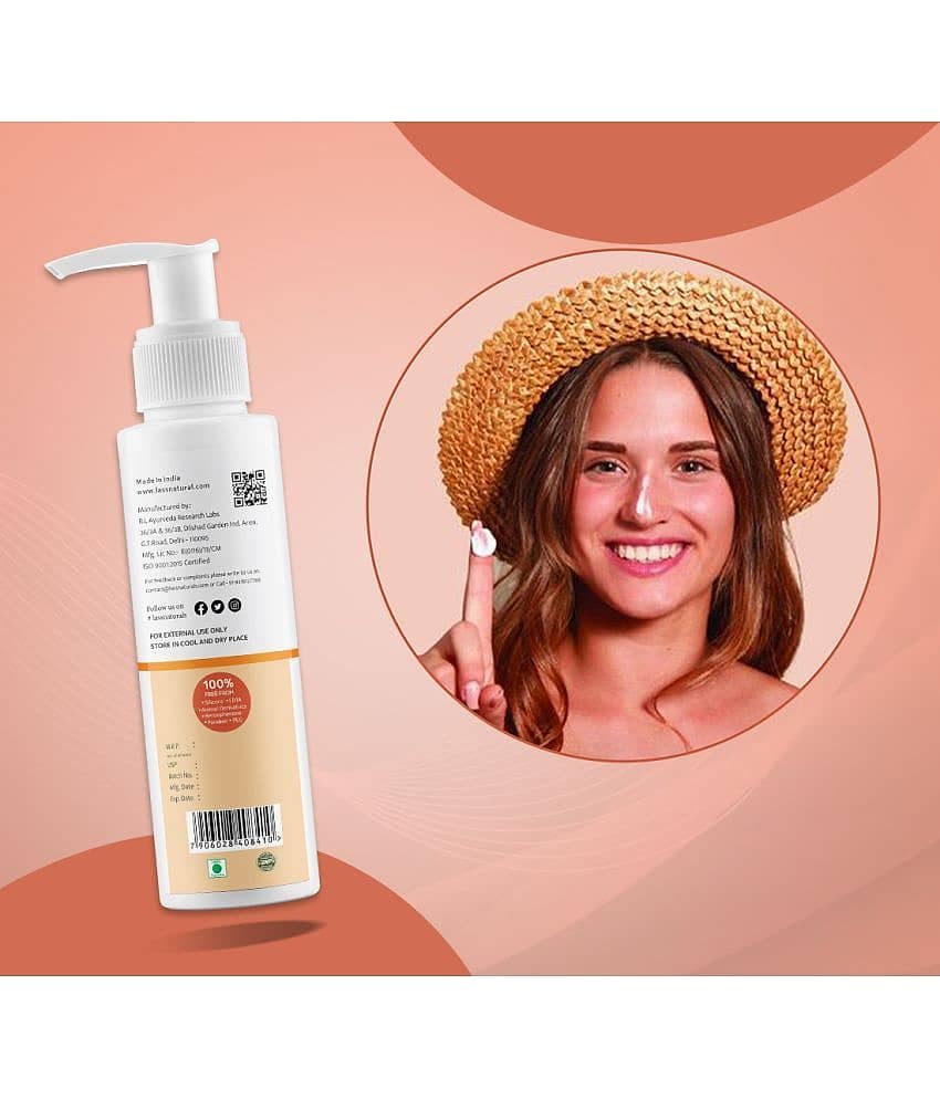 Lass Naturals SPF 50 Sunscreen Lotion For All Skin Type ( Pack of 1 ) view 2