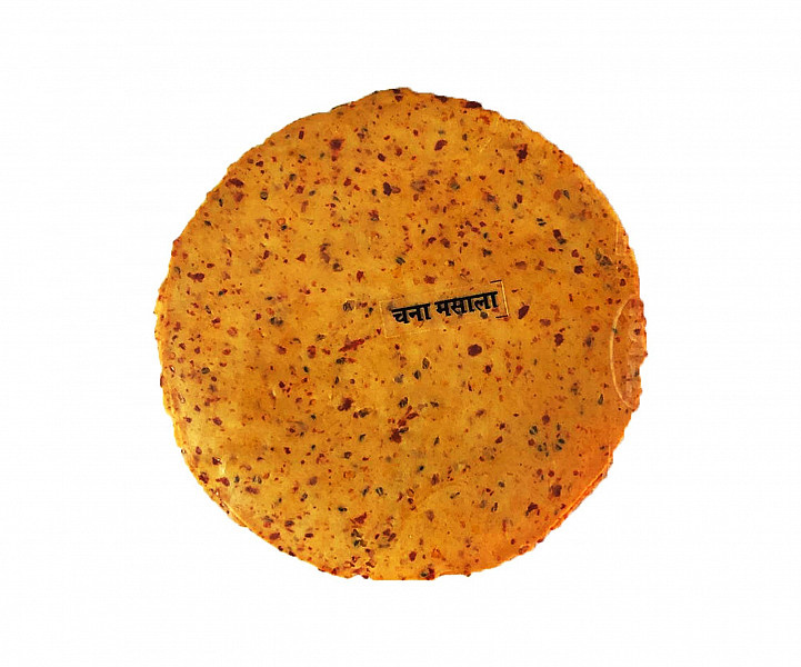 Chana masala papad