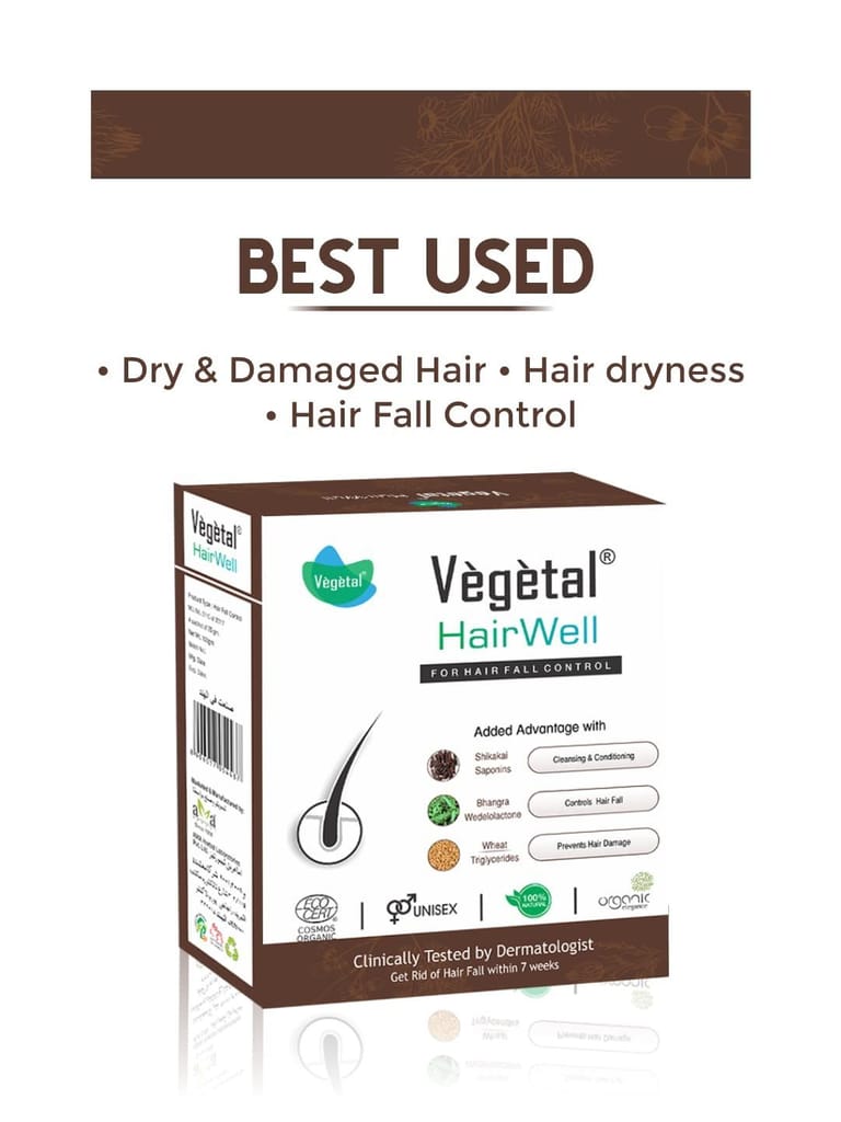 Vegetal HairWell -An Hair Fall Treatment And Regrowth Product 100g.... view 2