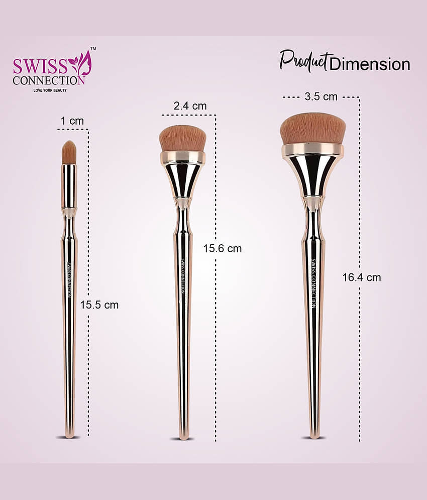 Swiss Connection Makeup Kit ( 3 x Makeup Brush ) view 2
