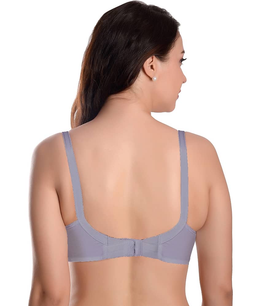 Featherline Pack of 1 Cotton Non Padded Everyday Bra For Women ( Magenta ) view 2