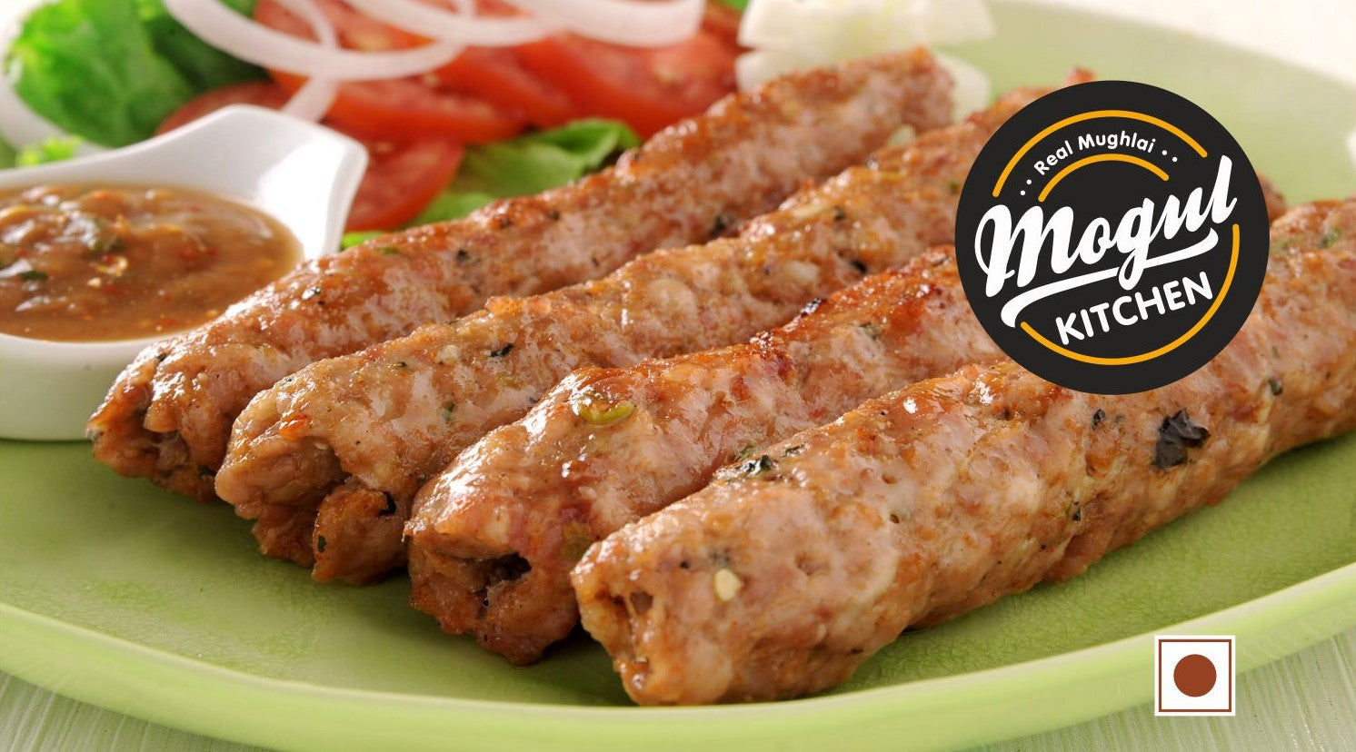 Mogul Kitchen Chicken Seekh Kebab (Hot & Spicy), 500 gm view 2