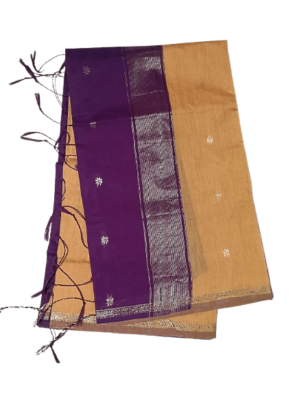 Kalyani Cotton Saree for Women | Soft Pure Cotton Saree with Blouse Piece | Traditional Daily Wear Handloom Style Saree | Lightweight Breathable Cotton Saree for Office, Casual & Festive Wear | with blouse view 2