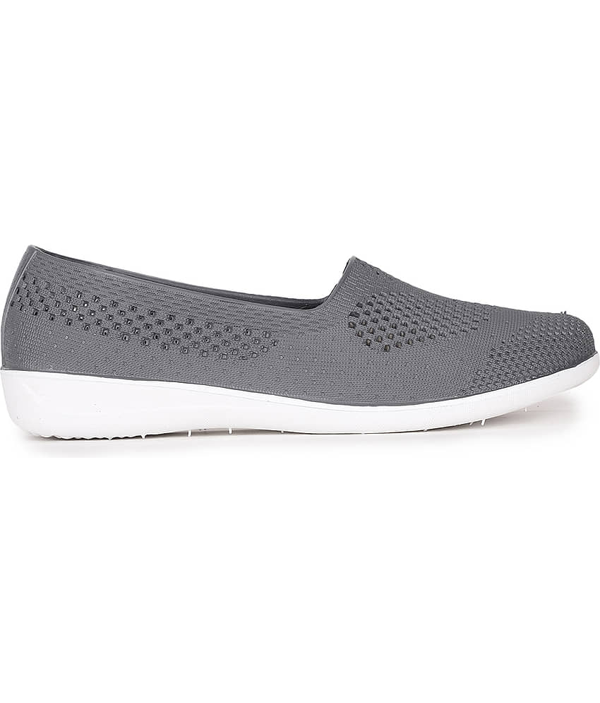 Bata Dark Grey Women's Slip On view 2