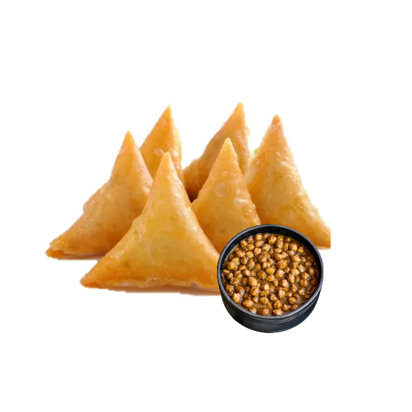 Sada Samosa with Chole