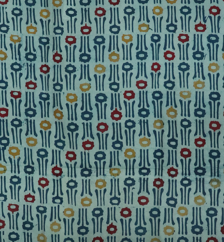 Handcrafted Cotton Batik Print 3-Piece Suit Set view 2