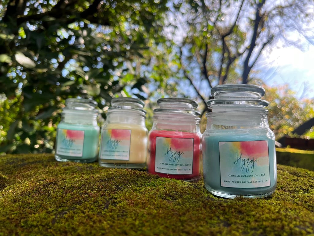 Hygge Hand-Poured Soy Wax Candles | Set of 4