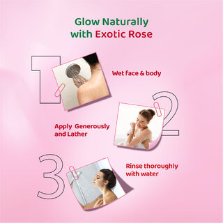 Nisha Soaps For Bath 100g - Exotic Rose, Enriched with Natural Ingredients (Pack OF 12) view 2