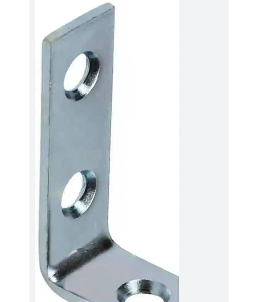 ADISON 2 cm right angle shelf support brackets pack of 25 pcs mild steel heavy duty super quality for shelf hanging view 2