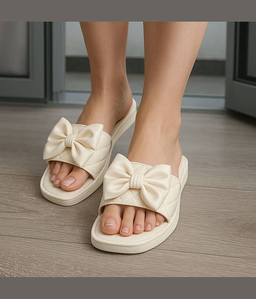 Monoction Beige Women's Slide view 2