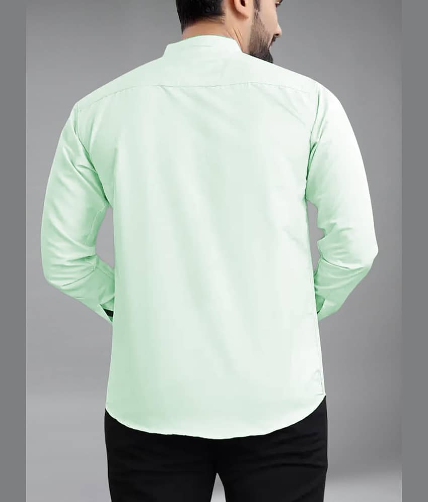 Apektra Cotton Blend Slim Fit Solids Full Sleeves Men's Casual Shirt - Coffee ( Pack of 1 ) view 2