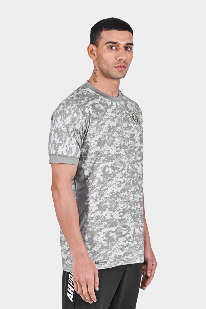 Geometric Camo Crew Neck view 2