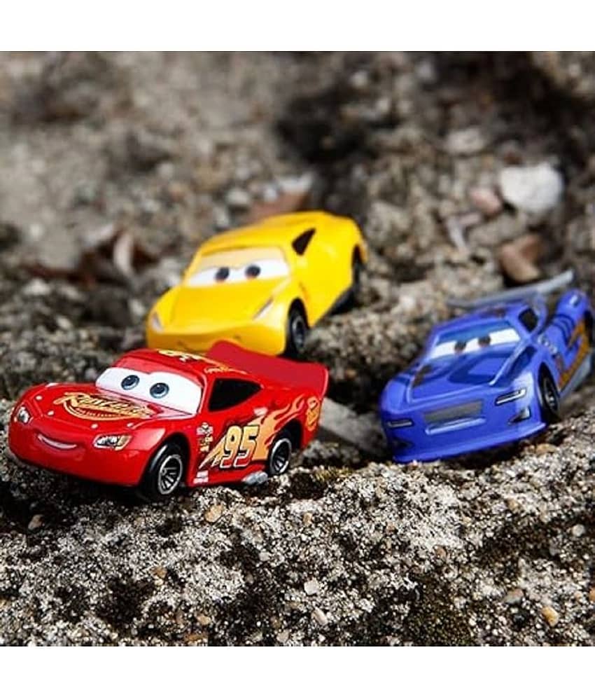 FEDIFU Mini Metal Die Cast Car Set of-6 Toy Vehicle Play Set Free Wheel High Speed Unbreakable Car for Kids, Small Racing Car for Exciting Playtime Adventures, Movie Vehicles Car for Kids view 2