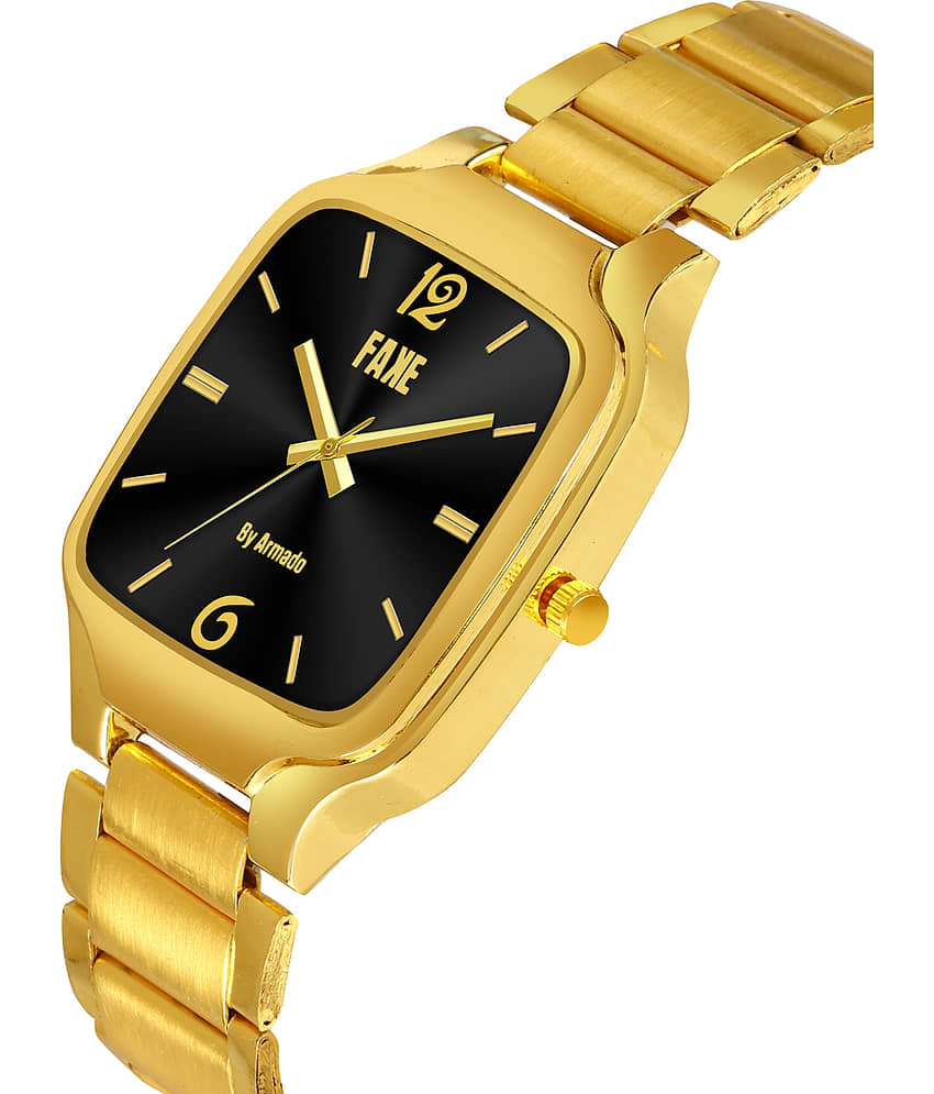 Armado Gold Stainless Steel Analog Men's Watch view 2