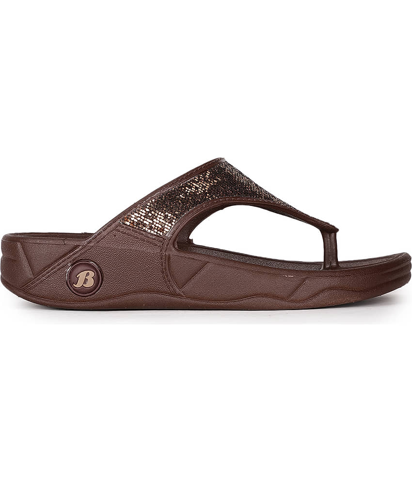 Bata Brown Women's Flats view 2