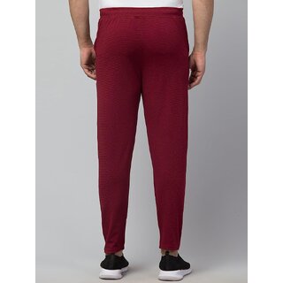 HEATHEX Men's Solid Stretchable Track Pants with Insert Pocket view 2