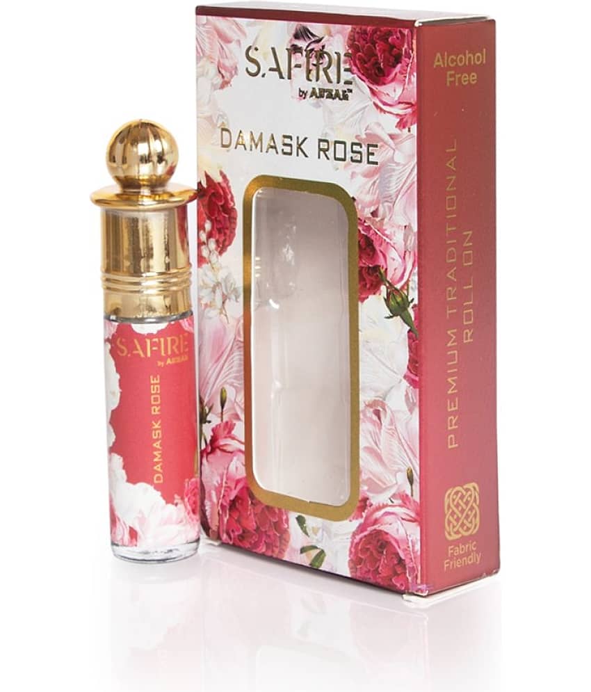 SAFIRE DAMASK ROSE, JASMINE SAMBAC, DIVINE, CHOCO MUSK & ZAFRAN SANDAL ATTAR (COMBO PACK 6ML*5) ROLL-ON PERFUME OIL FOR MEN AND WOMEN view 2