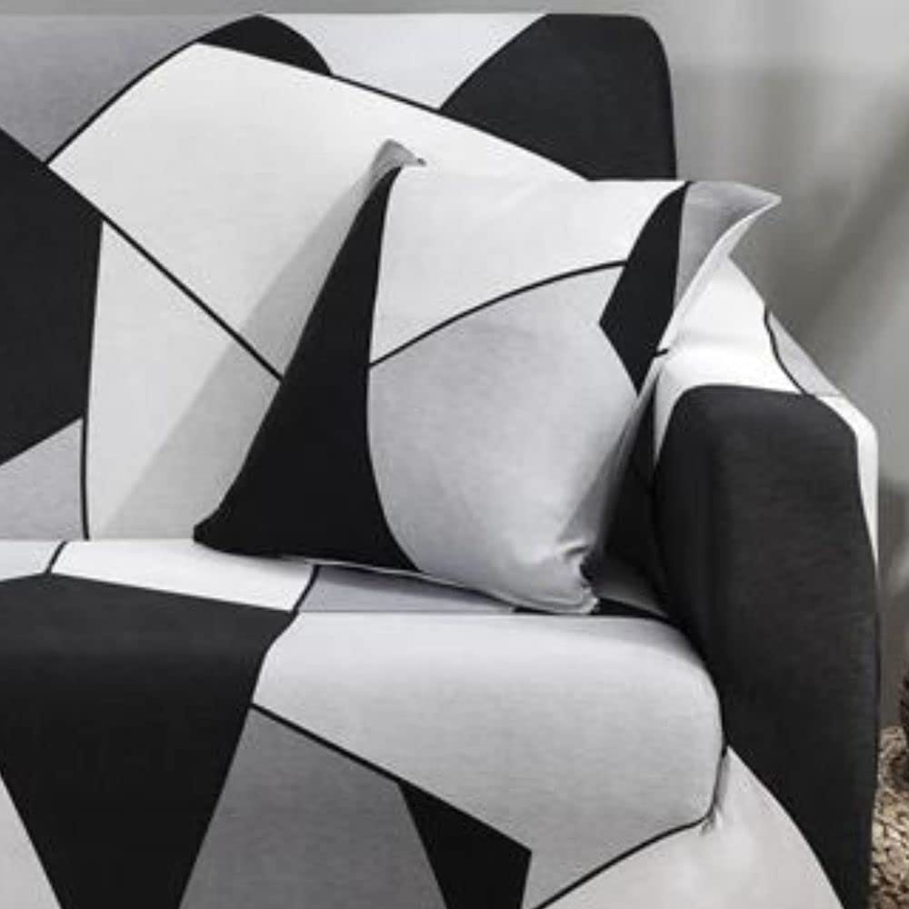 PENTHOOM Elastic Sofa Cover 3 Seater Fully Covered| Plain Sofa Cover Big Elasticity Sofa Cover with High-Density Fabric | Perfect Size Couch Cover Sofa Slip Cover