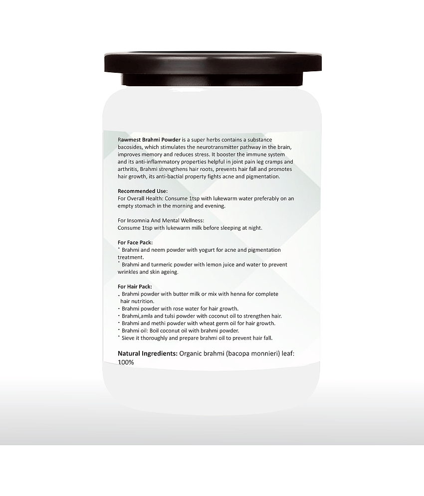 Rawmest Brahmi Powder 100 Gm Pack of 1 view 2