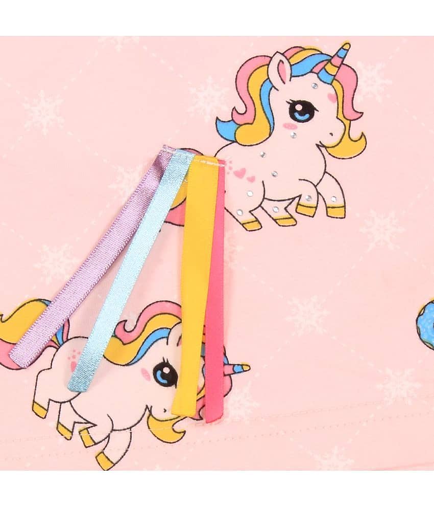Cutecumber Pack of 1 Girls Cotton Top ( Pink ) view 2