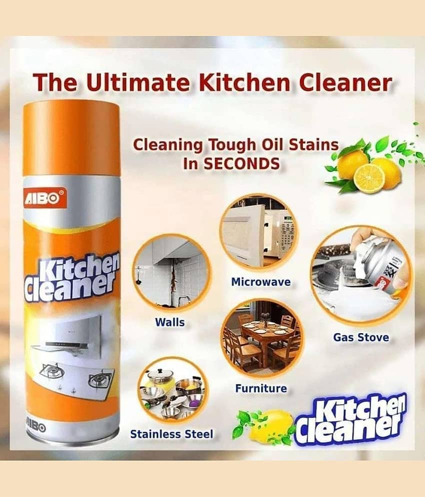 Magnique kitchen Cleaner Spray Oil & Grease Stain Remover for Gas Stove & Chimney Non-Flammable Nontoxic Magic Degreaser Spray view 2