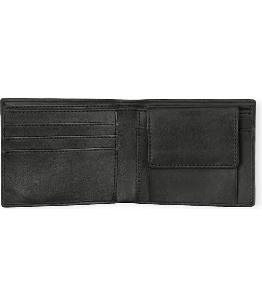 HRFSTAR PU Solid Men's Regular Wallet With 4 Slots For Card ( Black , Pack of 1 ) view 2