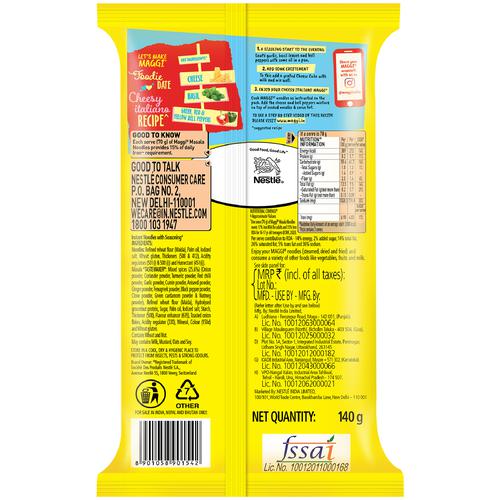 Maggi 2-Minute Masala Instant Noodles, 140 gm view 2