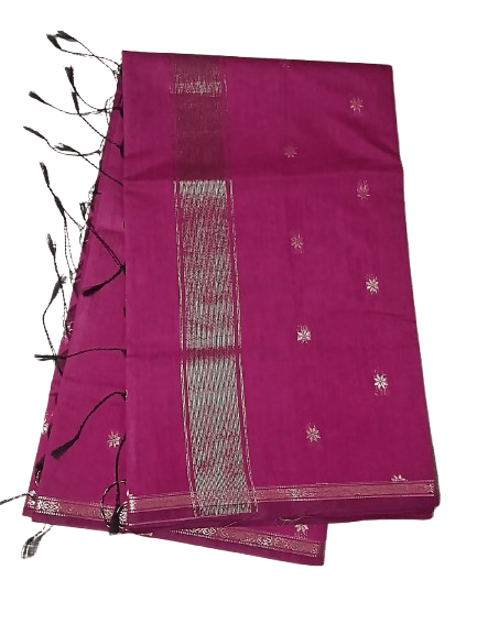 Kalyani Cotton Saree for Women | Soft Pure Cotton Saree with Blouse Piece | Traditional Daily Wear Handloom Style Saree | Lightweight Breathable Cotton Saree for Office, Casual & Festive Wear