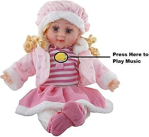 Poem Singing Baby Teddy Girl for Girls, Best for Birthday Gift.(Small) view 2