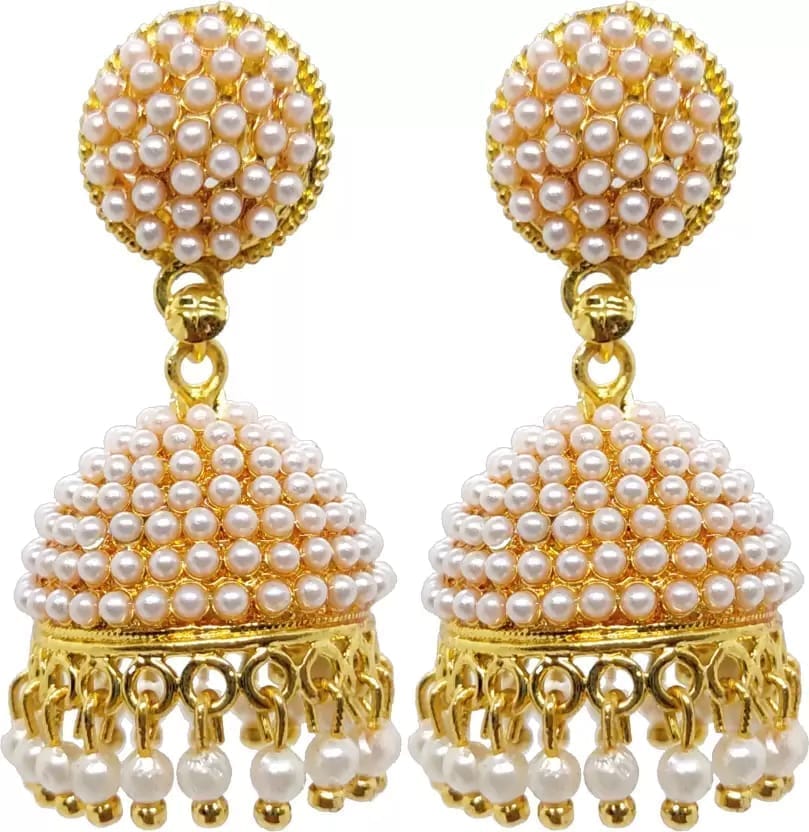 Women Alloy Jhumki Earring view 2