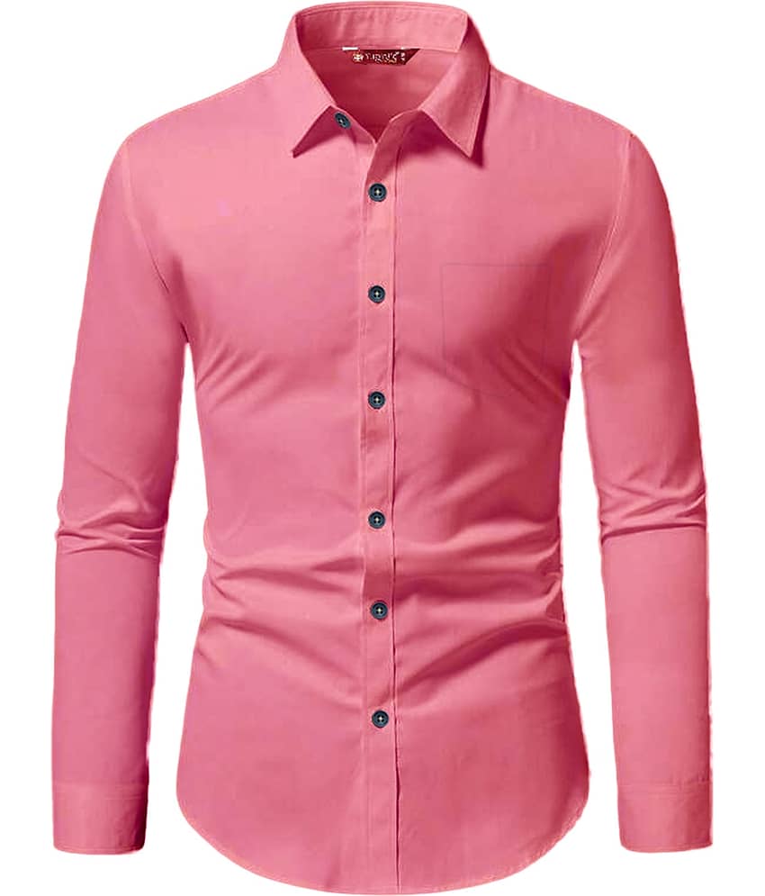 Yugnik Cotton Blend Slim Fit Full Sleeves Men's Formal Shirt - Mint Green ( Pack of 1 )