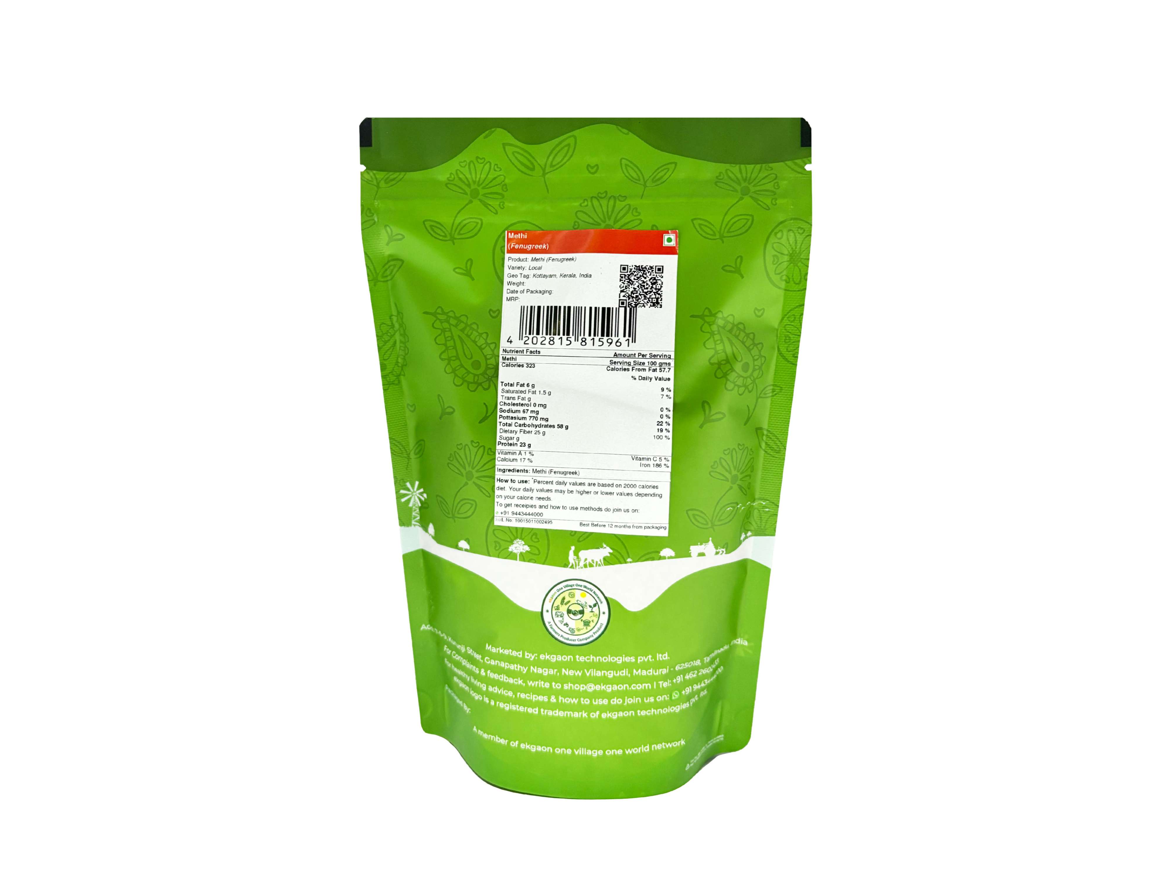Ekgaon Methi (Fenugreek) (100g) view 2