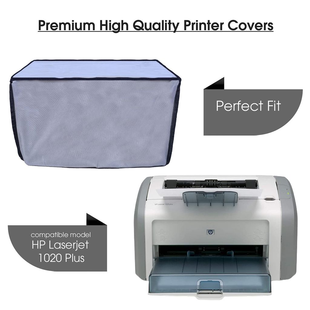 Palap Super Premium Dust Proof Printer Cover for HP Laserjet 1020 Plus -Grey (Size: 42 x 29.2 x 25.9 CMs) view 2