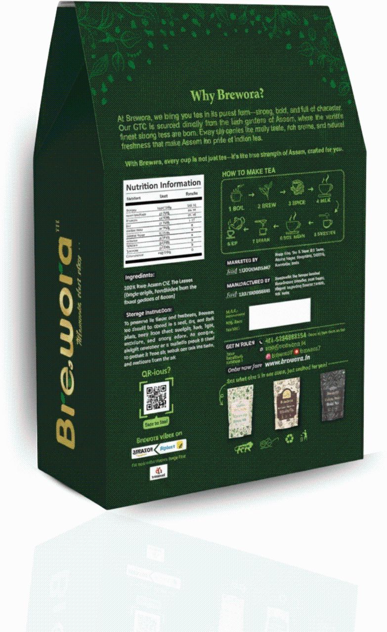 Brewora Signature Gold Assam Tea - 750g view 2