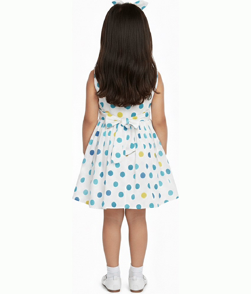 harshvardhanmart.com Georgette Frock For Baby Girls ( Pack of 1 , Blue ) view 2