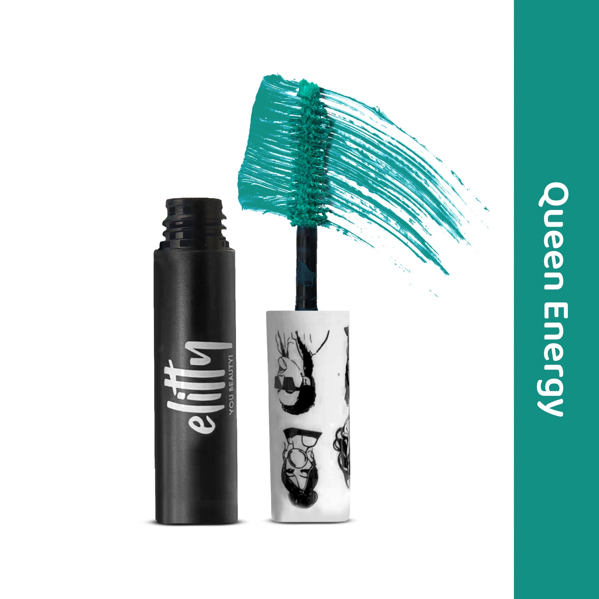 Turquoise Green Coloured Mascara view 2