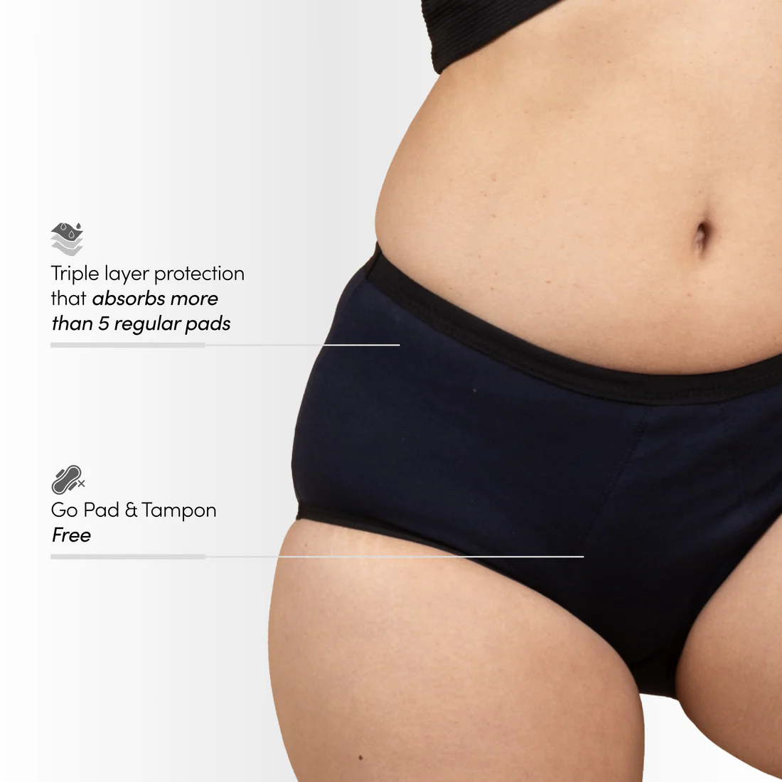 Hip Hugger - Navy view 2