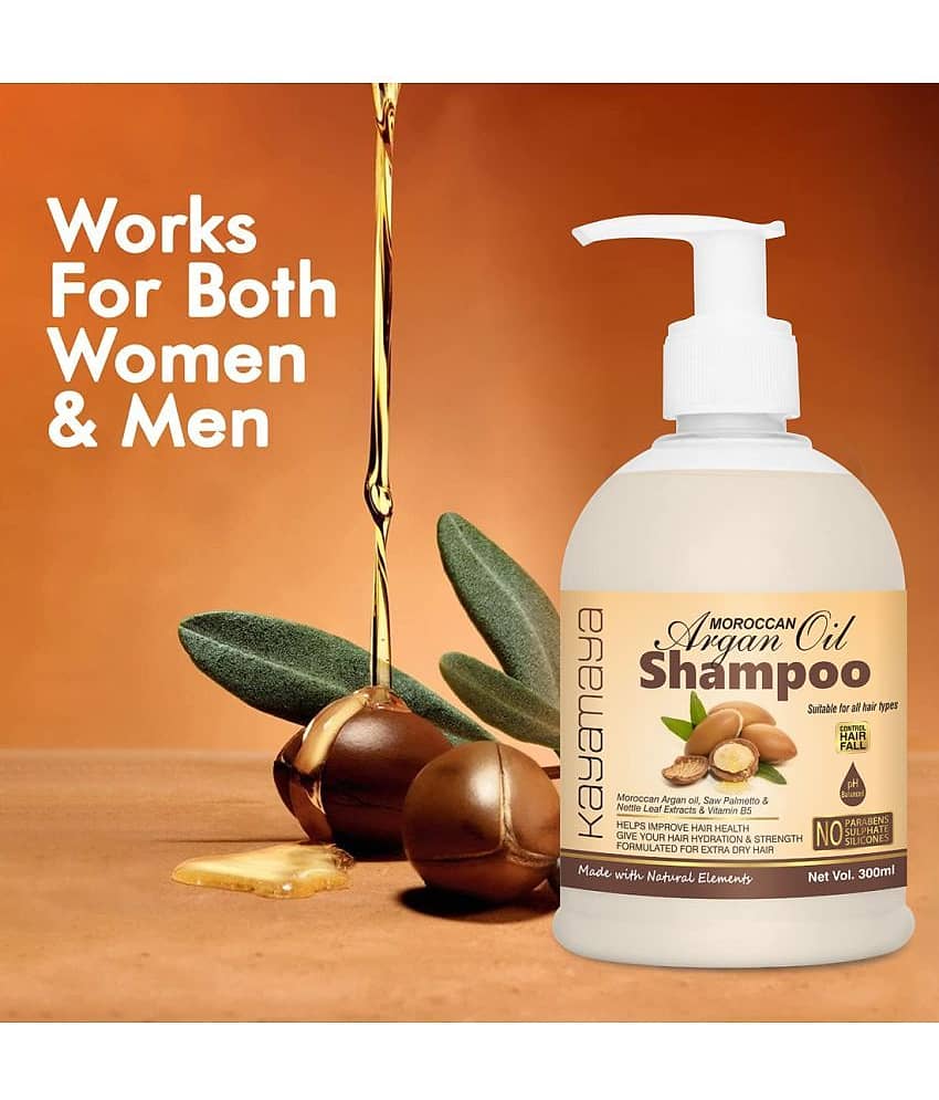 Kayamaya Moroccan Argan Oil Shampoo (with DHT Blocker) Shampoo 300 mL view 2