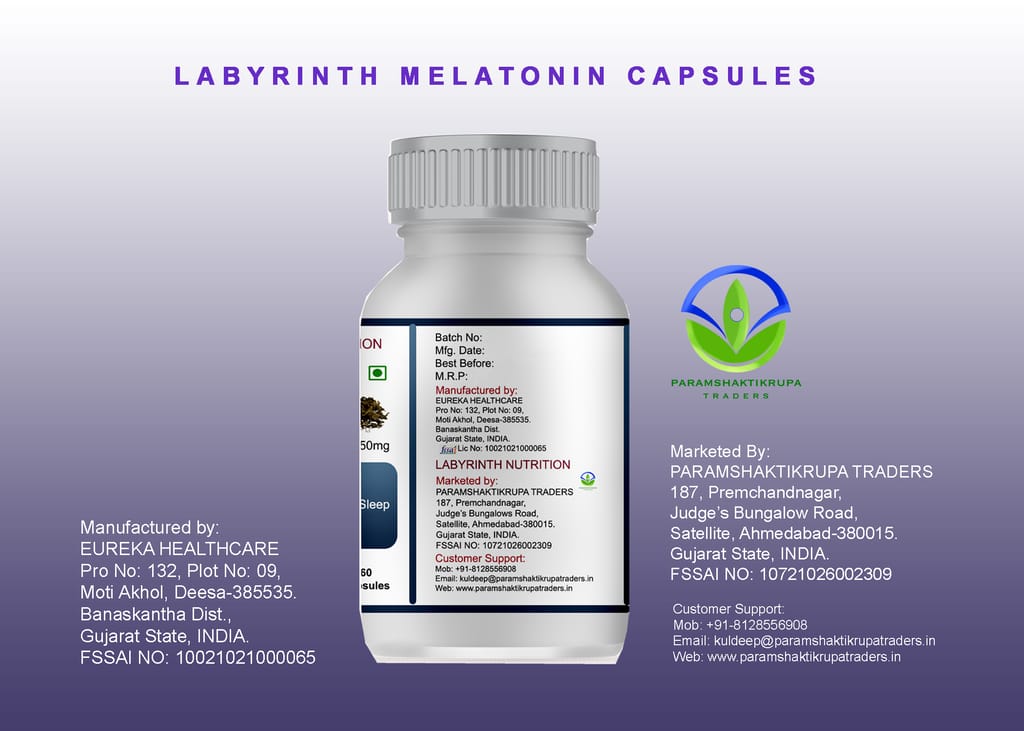 Labyrinth Melatonin Capsules_60C view 2